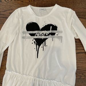 Girls dressy long sleeve tee. European. Size 14. New no tags!!!!!